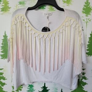 Honey Punch Fringe Top.